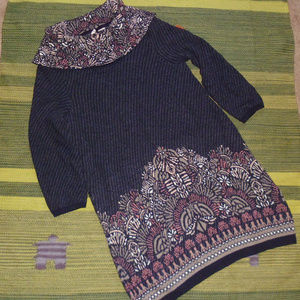 Anthropologie Moth Imperial Garden Tunic Sweater S